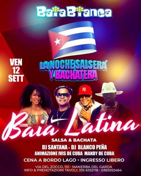 Venerdì Latino alla Baia Bianca!